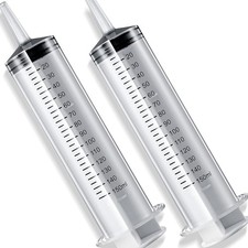 2 Pack 150ml Large Syringes Big Syringes, Garden Syringe for 150 ML 