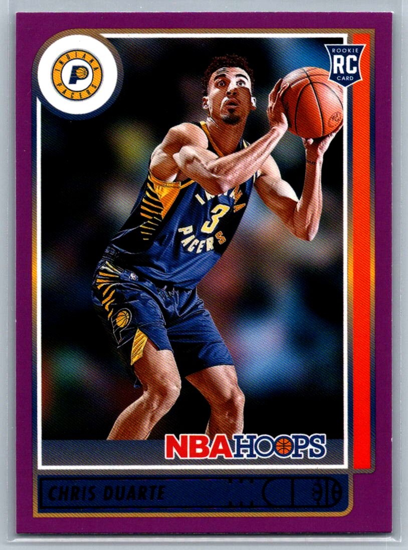 2021-22 Hoops #236 Chris Duarte Purple