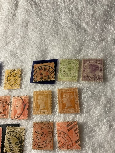 VICTORIA.1860’s-HISTORICAL EVENTS lot Of 21-Stamp MH & USED,#207 - Picture 3 of 8
