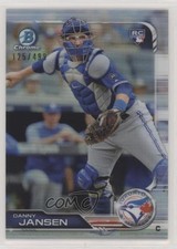 2019 Bowman Chrome Refractor 125/499 Danny Jansen (Catcher's Gear) #88 4z8