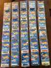 Vintage Hot Wheels Blue Cards 30 Cars in Protective cases LOT BC2