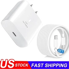 ✅Type Usb-c 45W Super Fast Wall Charger For iPhone 17 Pro Max 16 16E 15 Plus
