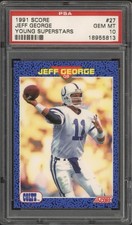 1991 Score Jeff George Young Superstars #27 PSA 10 GEM MT Indianapolis Colts