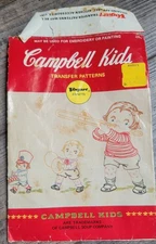 Vintage Vogart Crafts Campbell Kids Musical Transfer Patterns #4104 Unused New