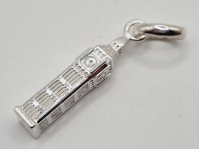 Links of London Big Ben Charm massiv Sterling Silber Top Zustand