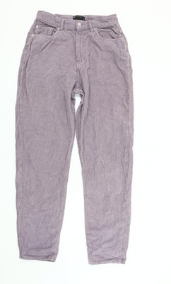 ASOS DESIGN Lila Cordhose für Herren 28 Zoll Taille 32 Zoll Bein