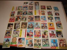 vintage sports cards hall of famers and star lot football baseball