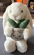 Cream Bunny with Plant Jellycat | Jelly Journal
