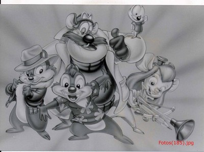 Chip und Chap - Zeichentrickserie - 2 Pressefotos - 13x18cm (5191)