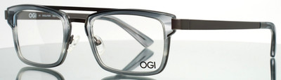 OGI Evolution 9243 2206 Nimbus Grey Womens Aviator Eyeglasses 52-21-145 B:37 B