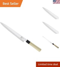 Professional Left Handed 10-Inch Yanagi Knife, High Carbon Steel for Precision