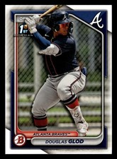 Douglas Glod 2024 1st Bowman Prospect #BP-11 Atlanta Braves ROOKIE