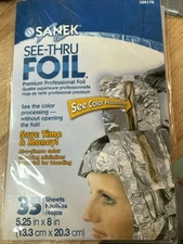 Graham Sanek See Thru Foil Hair Color Processing 35 Styling Highlighting Sheets