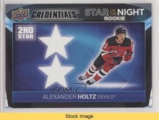 2021 Credentials 2nd Star of the Night Rookies Alexander Holtz #2SR-2 READ o1h