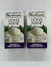 Host Defense Mushrooms Lion's Mane 2 x 30 Capsules, Exp 10/2028, FREE SHIPPING 