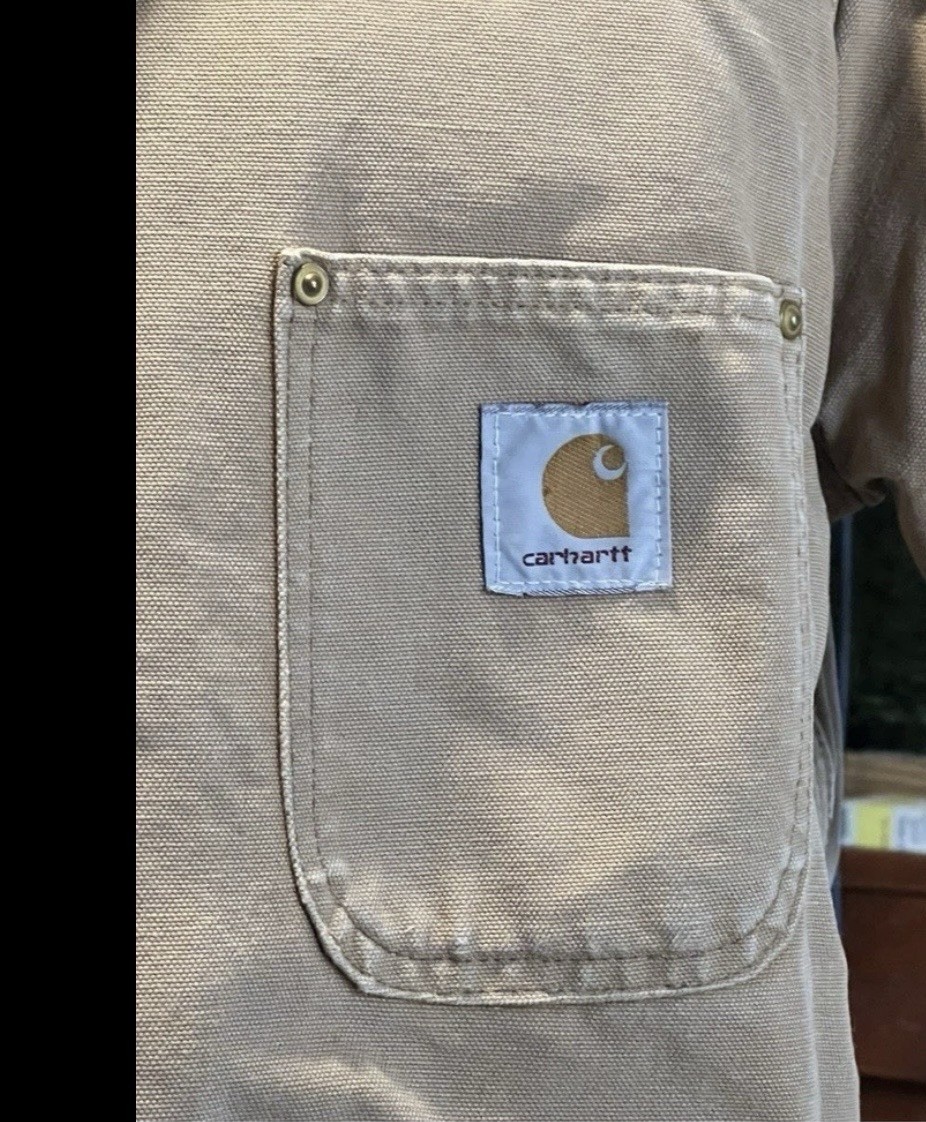 Vintage XL Mens Carhartt Dusty Hamilton Chore Jacket Blanket Lined Barn Coat WIP thumbnail 11