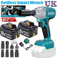 2000NM 1/2" Cordless Electric Impact Wrench Drill Ratchet Driver For Makita 18V