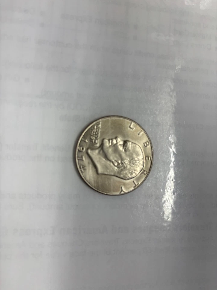 1974 D Eisenhower Silver Dollar  - Image 4 of 4