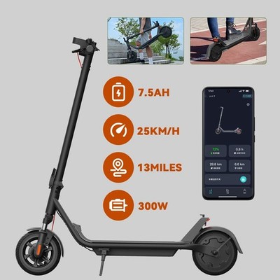 Electric Scooter Adult,Front Suspension,300W Power,20km Range,Commuting Escooter