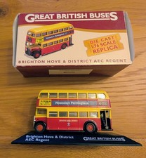 Atlas Edition Great British Buses 1:76 Brighton Hove District AEC Regent - Boxed