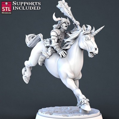 STL Miniature DnD Tribute Human Male Bobby the Barbarian Fantasy Pathfinder 32mm