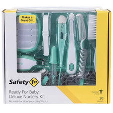 Safety 1st Baby Nursery Care Health Grooming Kit 30 Pc, Pyramids Aqua