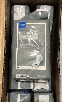 Medline Contour Plus Bladder Pads 28x7ct - NEW