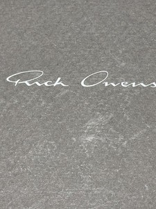 RICK OWENS -- Palladium Silver Necklace - 22 in