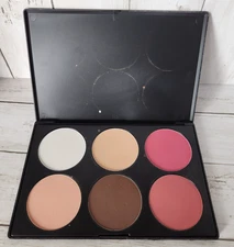 Coastal Scents 6 Contour Blush Palette Highlight Shades 2.85oz
