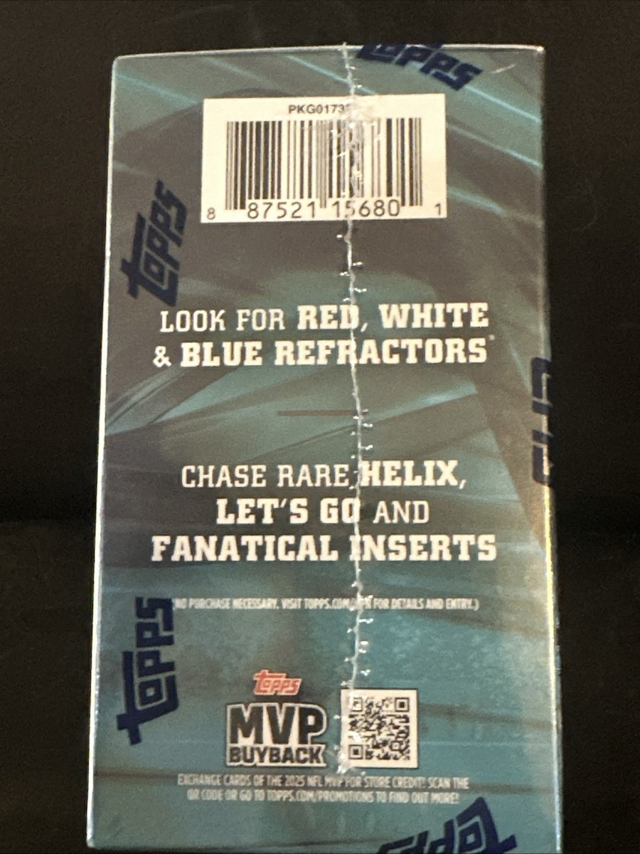 2025 Topps Chrome NFL Football Blaster Value Box for sale online