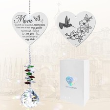 Memorial Suncatcher Memorial for Loss of Mother Grief Gifts Women Crystal Sun...