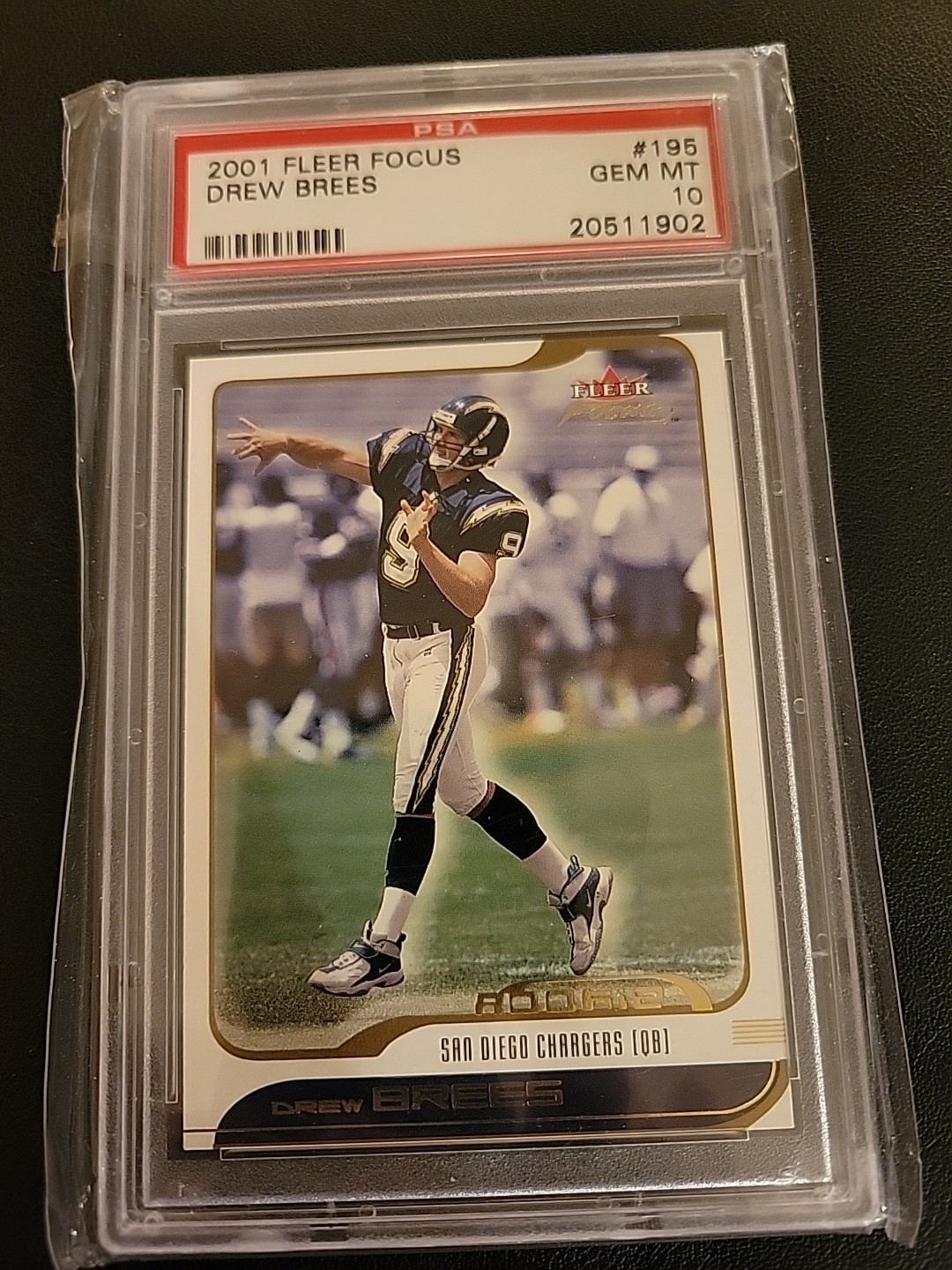 Drew Brees Fleer Focus (JE) #195 Base