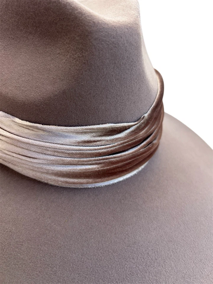 Sombrero Fedora Eugenia Kim Taupe Emmanuelle $445 100 % lana talla única usado en excelente estado Foto 4 de 4