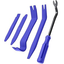 5 Pcs Car Trim Removal Tool Kit - Auto Clip Removal Pry Tool for Door Blue
