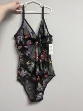INC Large Mesh Bodysuit - Floral 39.99 NWT
