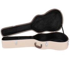 Xcceries 41" Acoustic Guitar Hard Case Wooden Hardshell with Lock for Travel