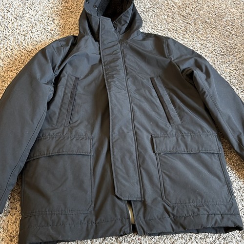 Gap Męska czarna zimowa parka Cold Control Max Snorkel Płaszcz z kapturem Rozmiar XL - Zdjęcie 5 z 16