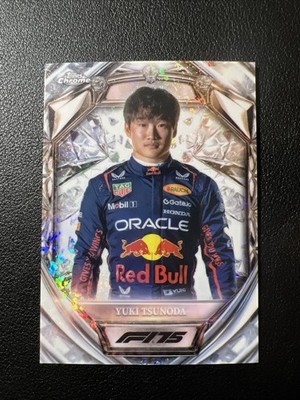 Yuki Tsunoda 2025 Topps Chrome Formula 1 75th Anniversary Oracle Red Bull Racing