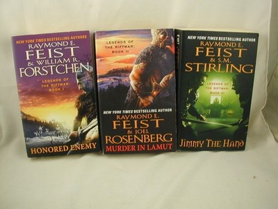 Raymond E Feist 3 Books Legends of the Riftwar Classic Fantasy