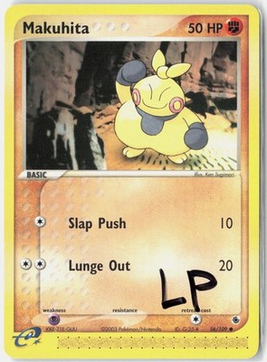 Makuhita 56/109 Common Ruby & Sapphire Pokemon Lightly Played