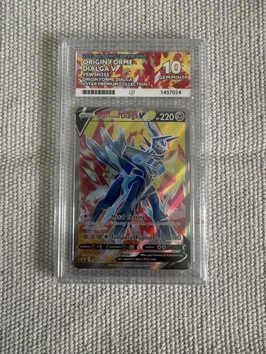Origin Forme Dialga V 255 ACE graded card