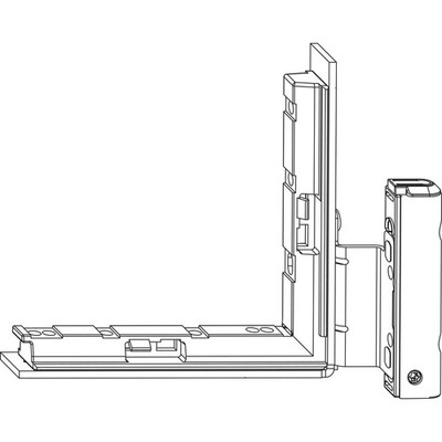 MACO Falzecklagerband DT130 mit ÜV 12/20-13 mm mit Unterlage links silber