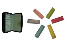 6 Pieces of 10 Hole Harmonica with Zippered Lightweight Case