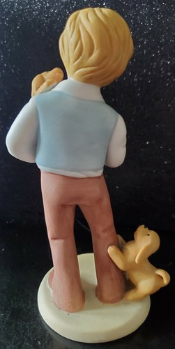 Figura exclusiva de Best Friends Avon *como nueva* niño rubio cachorro vintage 1981 - Imagen 2 de 3