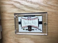 2003 Upper Deck Sweet Spot Sparky Lyle Yankees Autograph Card #’d 70 of 100