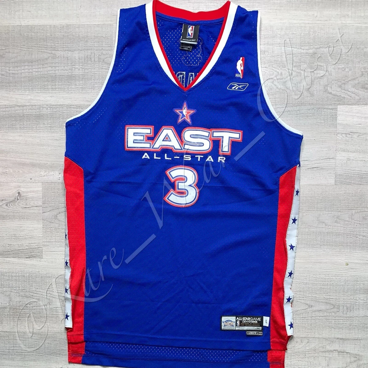 NBA JERSEY 2005 ALL STAR GAME DWAYNE WADE MIAMI HEAT REEBOK SWINGMAN SZ LARGE