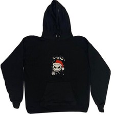 The Nightmare Before Christmas Embroidered Hoodie with Pockets - Small 