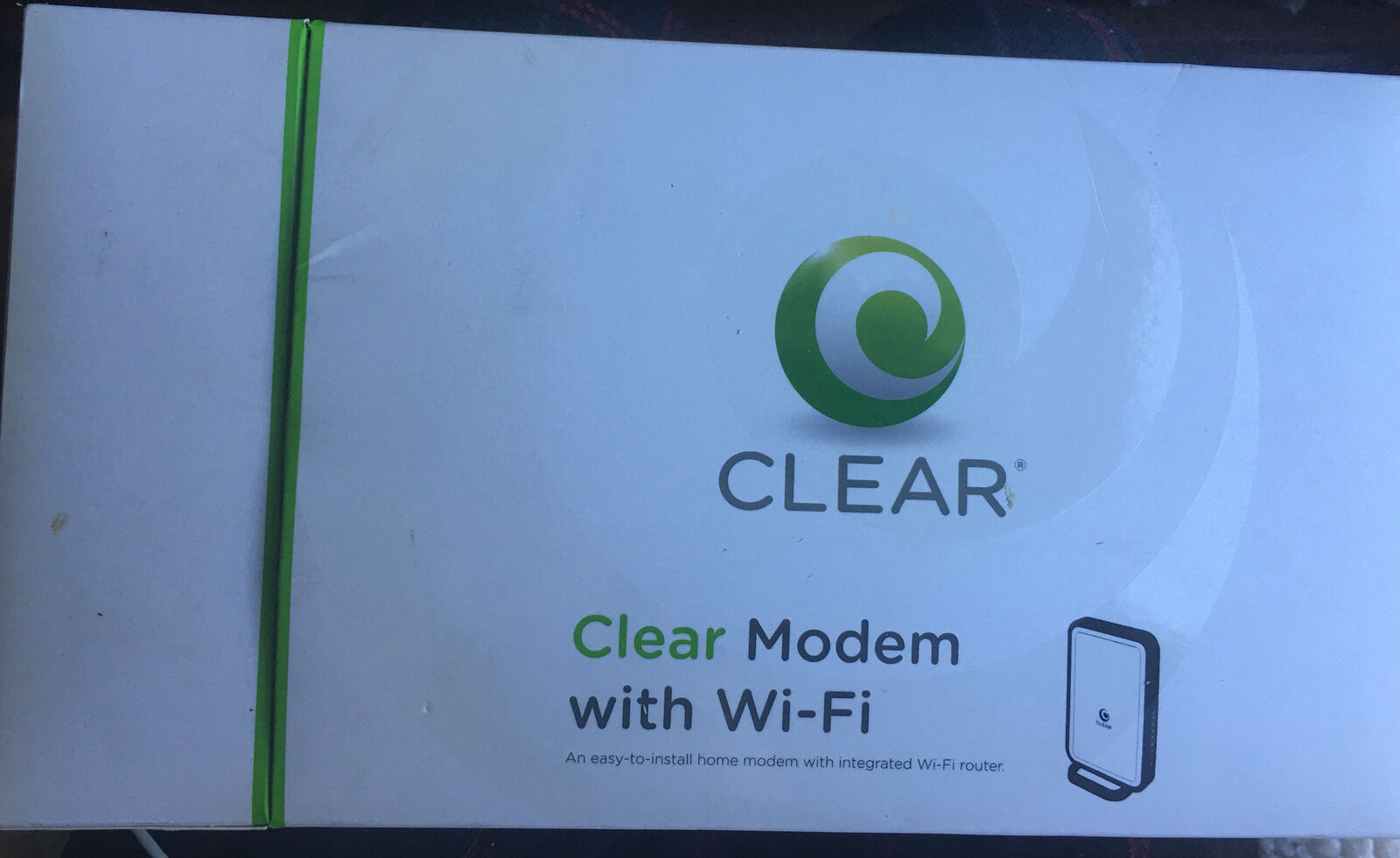 Clear Modem with Wifi Model# GTK-RSU117 w/Power Adapter——————12