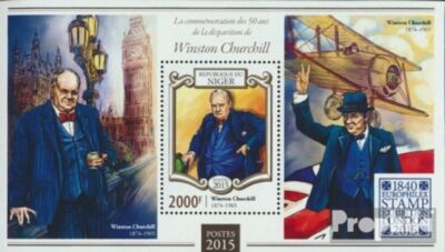 Niger – Feuille Miniature 3270-3273 Winston Churchill (2015) – Neuf Avec Gomme Originale – MNH – Pour Collectionneurs