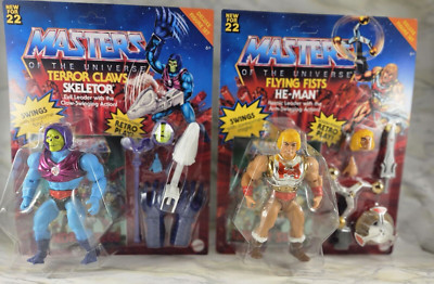 MOTU Masters of the Universe Flying Fist HE-MAN Terror Claws SKELETOR Figure Lot